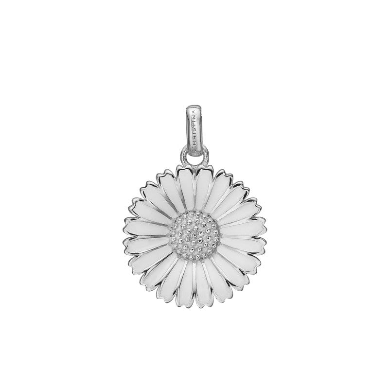 Marguerite vedhæng i sølv 20 mm fra Christina Jewelry & Watches